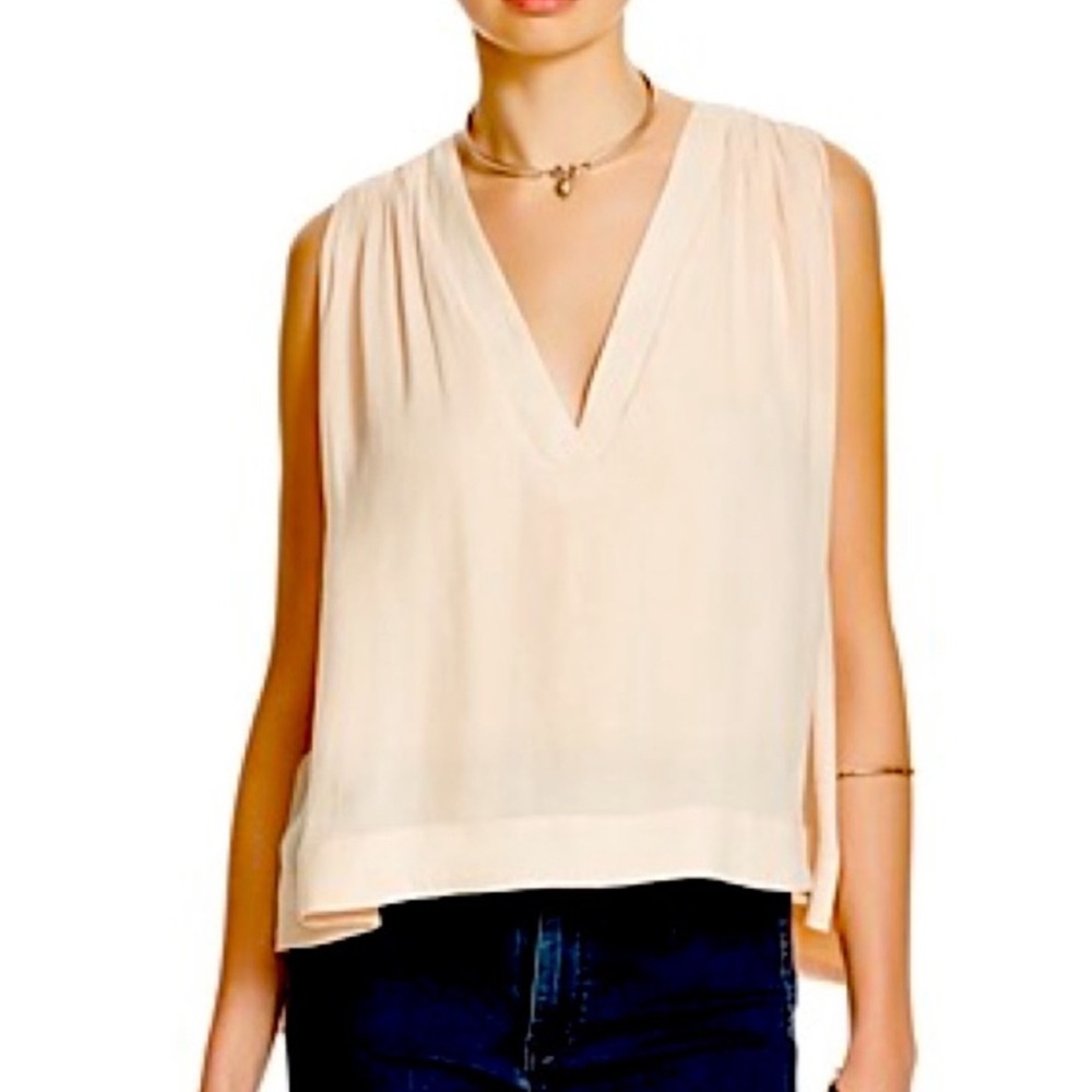 Free People Darcy Super V neck tank top